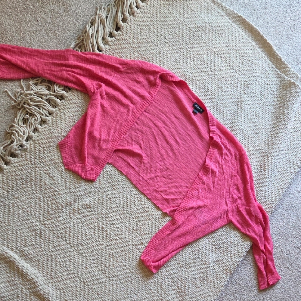 Torrid Pink 1X Shrug Cartigan